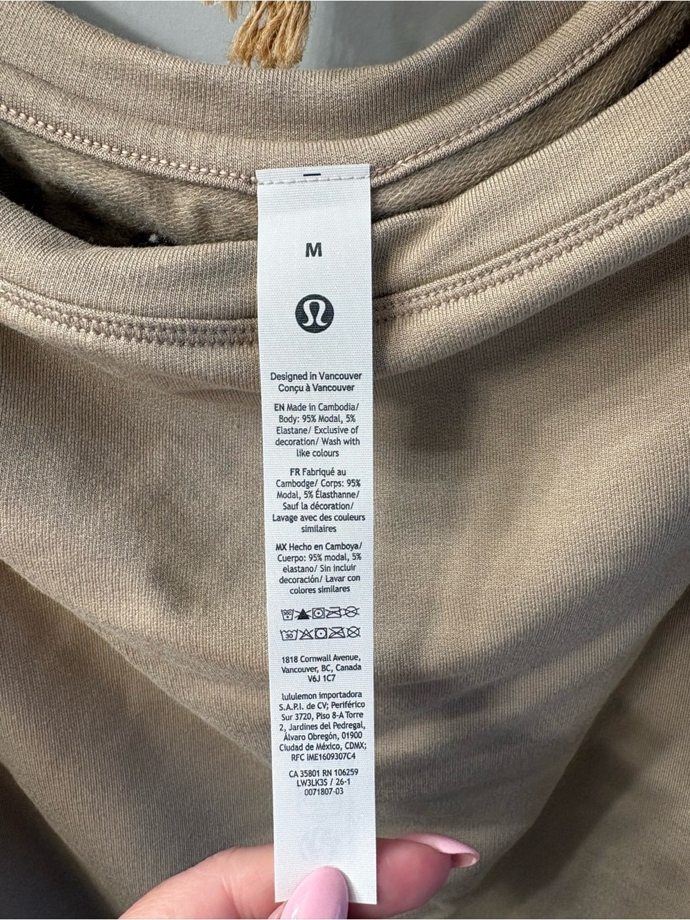New! Lululemon BeCalm Oversized Boatneck Long Sleeve - Picture 5 of 7